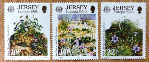 1986 jersey mint mnh stamp - 1986, set